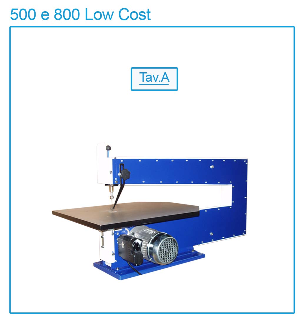 Spare parts fretsaws N500 800